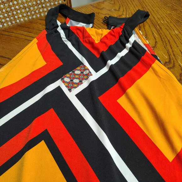 Sleeveless Dress with neck Detail - Picture 7 of 7